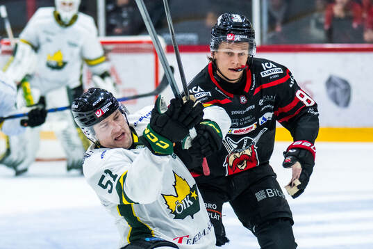Östersunds Alexander Anderberg och Nybros Tim Lindfors