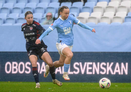 Rosengårds Anastasiya Pabiahaila och Malmö FFs Miljana