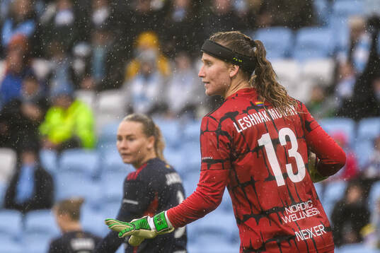 Rosengårds målvakt Samantha Leshnak Murphy