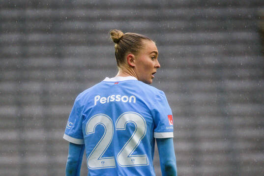 Malmö FFs Beatrice Persson deppar