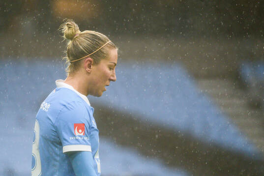 Malmö FFs Mia Persson deppar