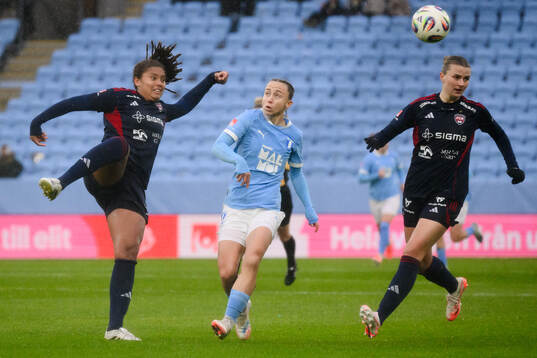 Rosengårds Jo-Anne Agbor Tataw Cronquist och Thea Sørbo