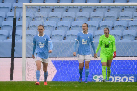 Malmö FFs Matilda Kristell, Sanna Kullberg och målvakt
