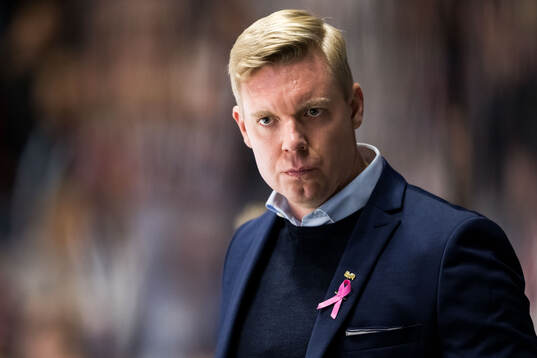 HV71s tränare Anton Blomqvist