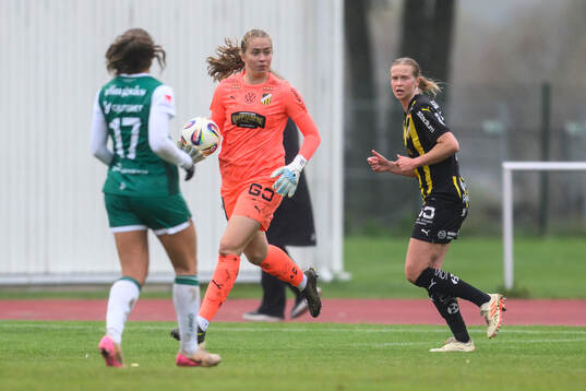 Häckens målvakt Fanney Birkisdottir