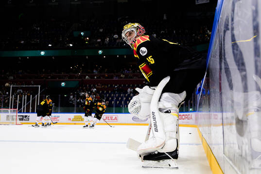 Brynäs målvakt Damian Clara