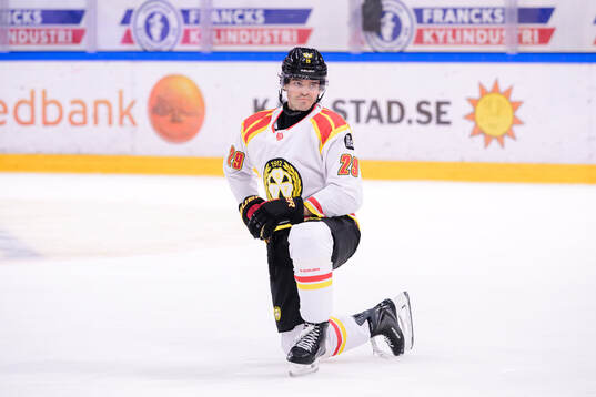 Brynäs Axel Andersson deppar