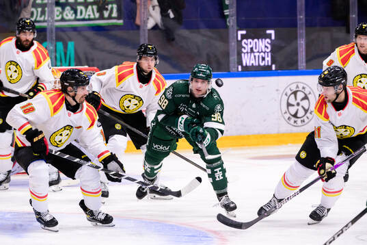 Brynäs Anton Rödin och Färjestads Marian Studenic