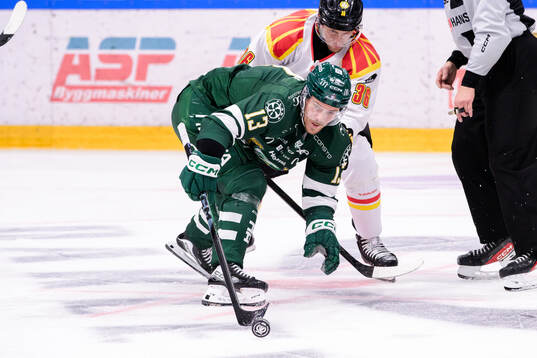 Färjestads Joel Kellman och Brynäs Linus Ölund