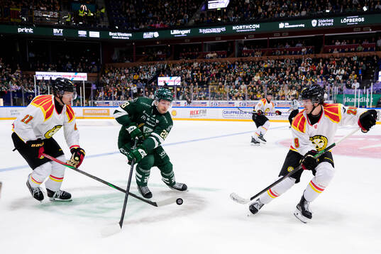 Brynäs Mattias Norlinder och Axel Andersson