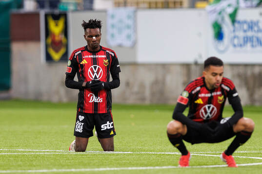 Östersunds Sunday Anyanwu och Erick Brendon Pinheiro Da