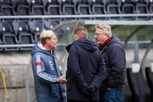 Östersunds sportchef Stefan Lundin, styrelseledamot Anders