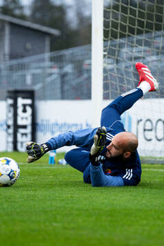 Djurgårdens målvakt Filip Manojlovic