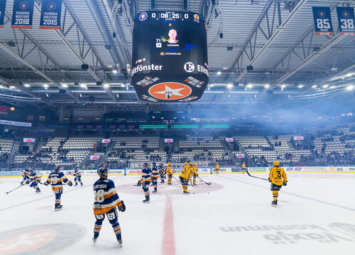 Skellefteås och Växjös spelare