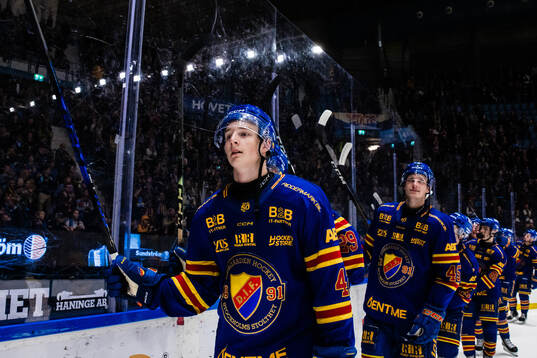 Djurgårdens Theo Stockselius jublar