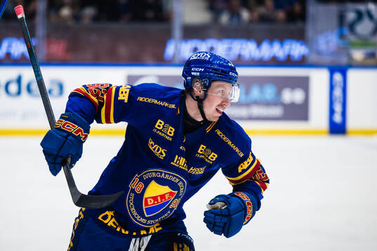 Djurgårdens Colby Sissons jublar