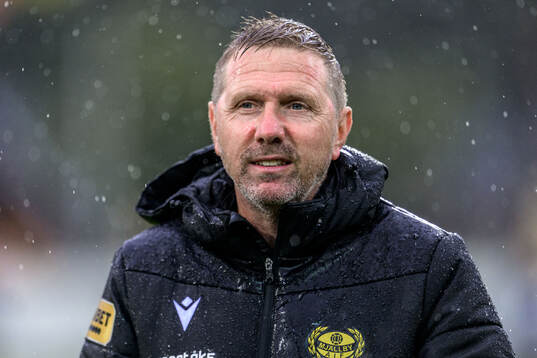 Mjällbys players manager Patrik Andersson
