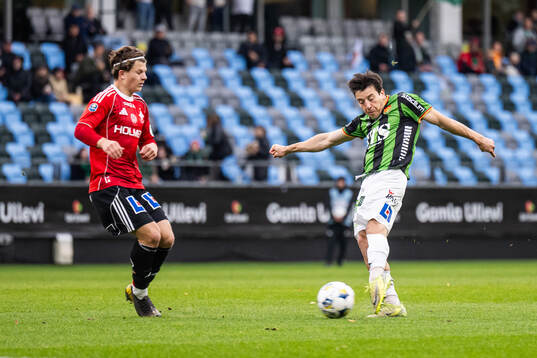 IFK Norrköpings Axel Brönner och GAIS Matteo de Brienne