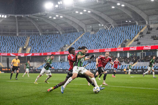 IFK Norrköpings Abdoulie Tamba och GAIS Amin Boudri