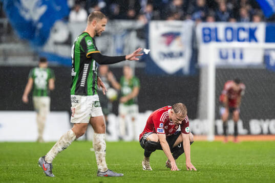IFK Norrköpings Marcus Baggesen deppar