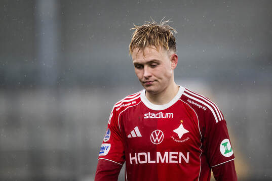 IFK Norrköpings Isak Andri Sigurgeirsson deppar
