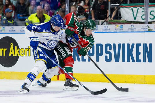 Leksands Alexander Lundqvist och Frölundas Ivar Stenberg