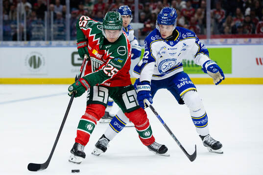 Frölundas Arttu Ruotsalainen och Leksands Lukas Vejdemo