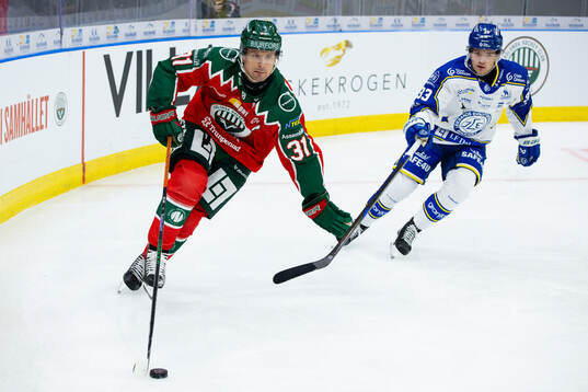 Frölundas Nicklas Lasu och Leksands Olle Strandell
