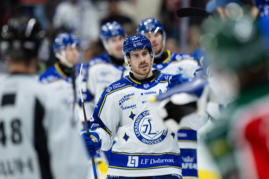 Leksands Matt Caito jublar