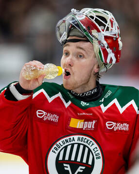 Frölundas målvakt Tobias Normann