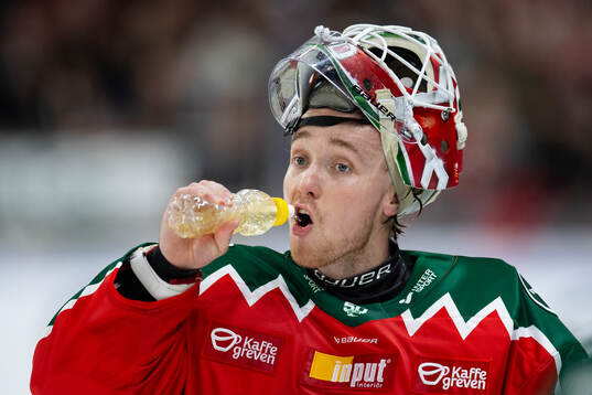 Frölundas målvakt Tobias Normann