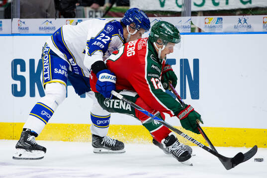 Leksands Lukas Vejdemo och Frölundas Max Friberg
