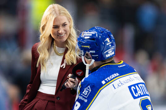 s Kajsa Kalméus intervjuar Leksands Matt Caito