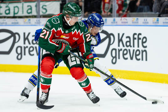 Frölundas Jere Innala och Leksands Alexander Lundqvist
