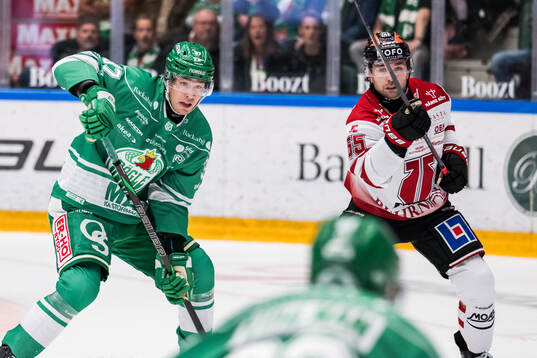 Rögles Albin Sundsvik och Örebros David Quenneville