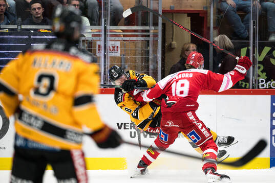 Luleås William Håkansson och Timrås Eddie Genborg