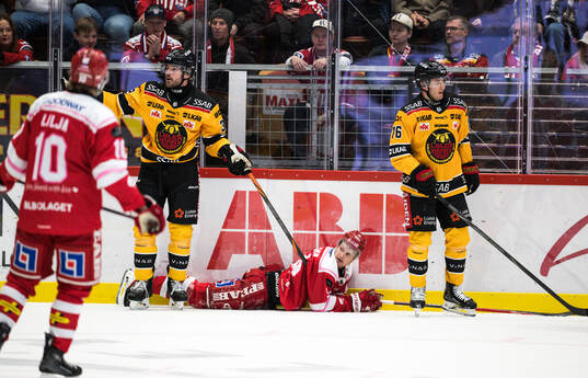 Luleås Oscar Engsund och Timrås Sebastian Hartmann