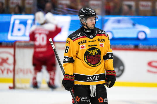 Luleås Mathias Bromé deppar