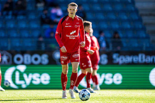 Emil Kornvig of Brann warms up
