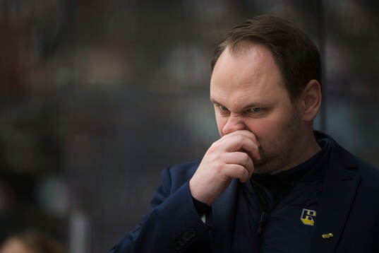 HV71s assisterande tränare Alexander Hanning