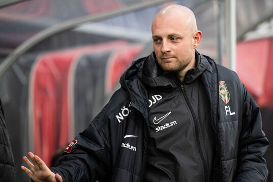 Brommapojkarnas huvudtränare Fredrik Landén