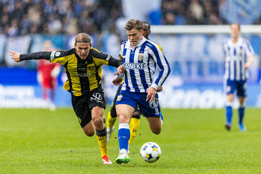 Hammarbys Markus Karlsson och IFK Göteborgs Felix Eriksson