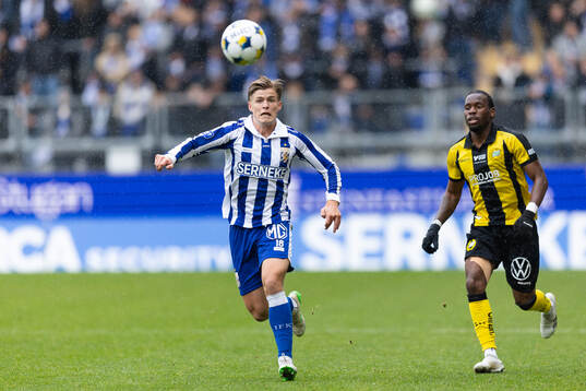 IFK Göteborgs Felix Eriksson och Hammarbys Okeke Obilor