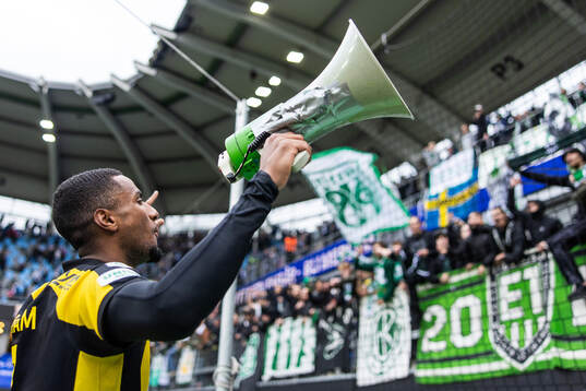 Hammarbys Paulos Abraham jublar