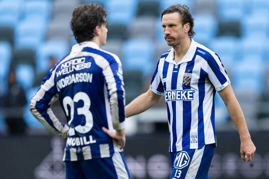 IFK Göteborgs Kolbeinn Thordarson och Gustav Svensson