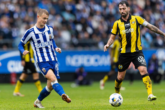 IFK Göteborgs David Kruse och Hammarbys Nahir Besara
