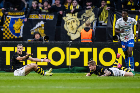 AIKs Dino Besirovic reagerar mot ett domslut