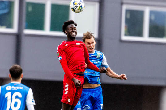 Utsiktens Mass Modou Sise och Oddevolds Alexander Almqvist