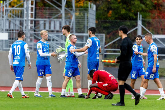 Oddevolds spelare jublar