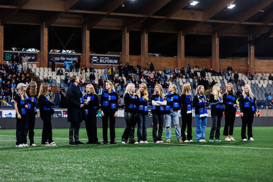 Sirius damlag vann sin division 3 serie och hyllas i halvtid